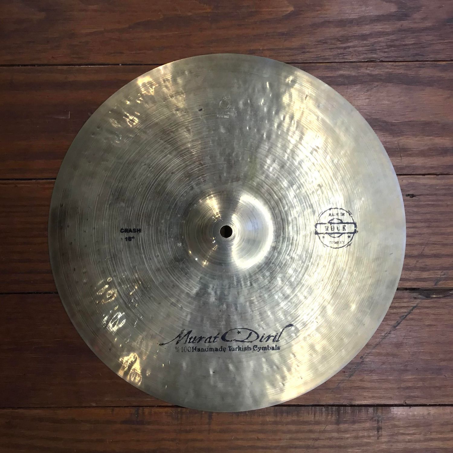 USED Murat Diril Rock 16&quot; Crash Cymbal (JD)