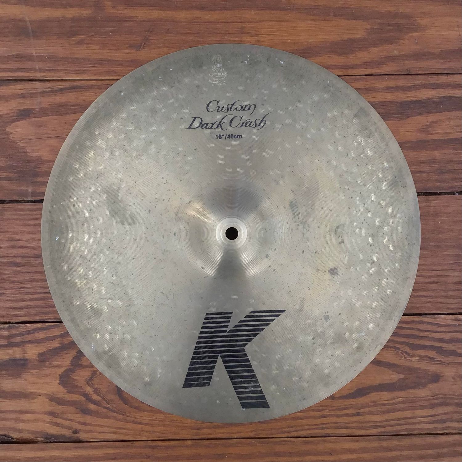 USED Zildjian K Custom 16&quot; Dark Crash Cymbal (JD)