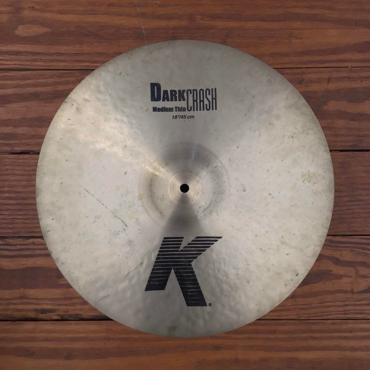 USED Zildjian K 18&quot; Dark Crash Medium Thin Cymbal (JD)