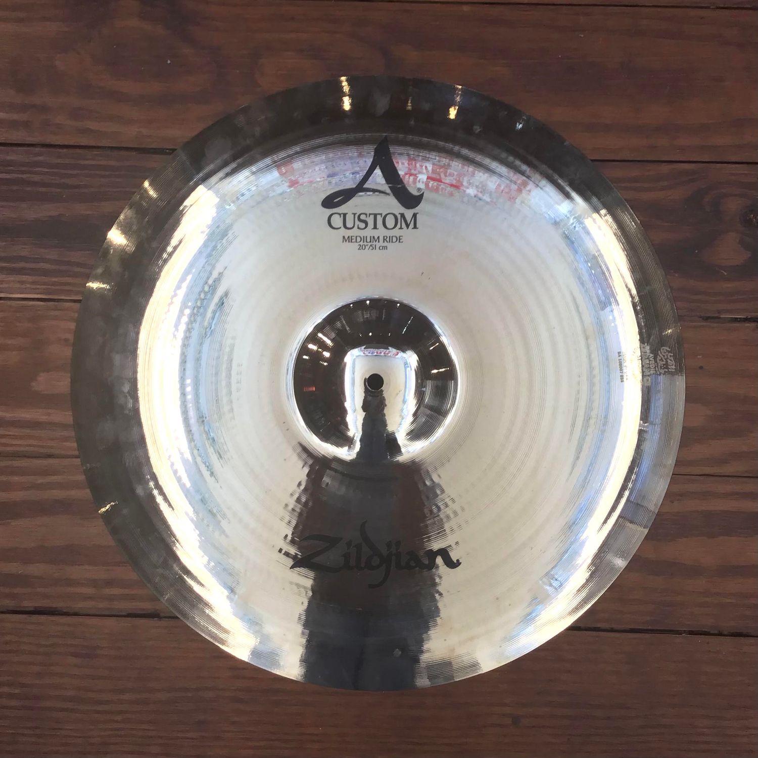 USED Zildjian A Custom 20&quot; Medium Ride Cymbal