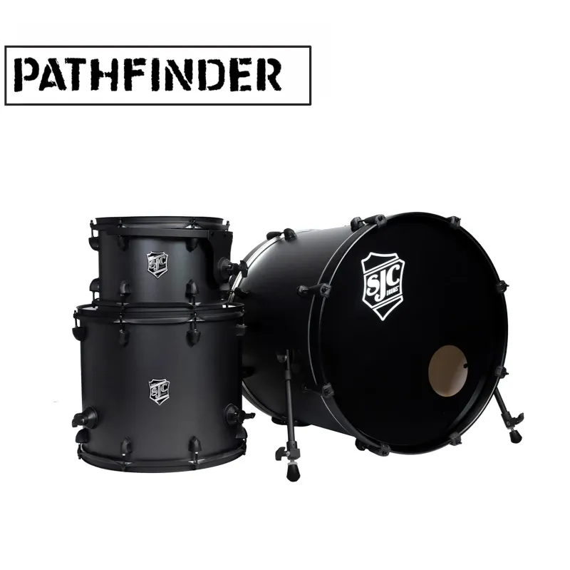 SJC Drums &quot;Pathfinder&quot; 4pc Drum Kit - &quot;Galaxy Grey&quot;