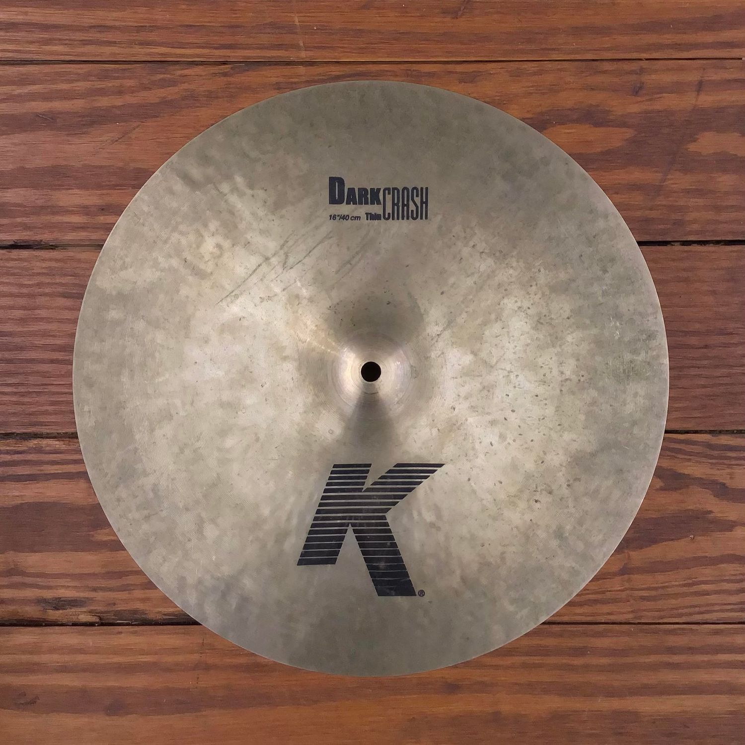 USED Zildjian K 16&quot; Dark Crash Thin Cymbal