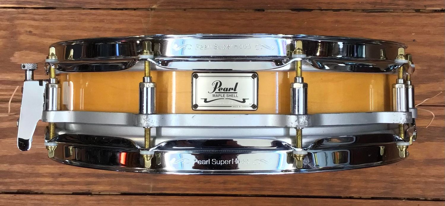 USED Pearl Maple 3x14 Free Floater Snare Drum