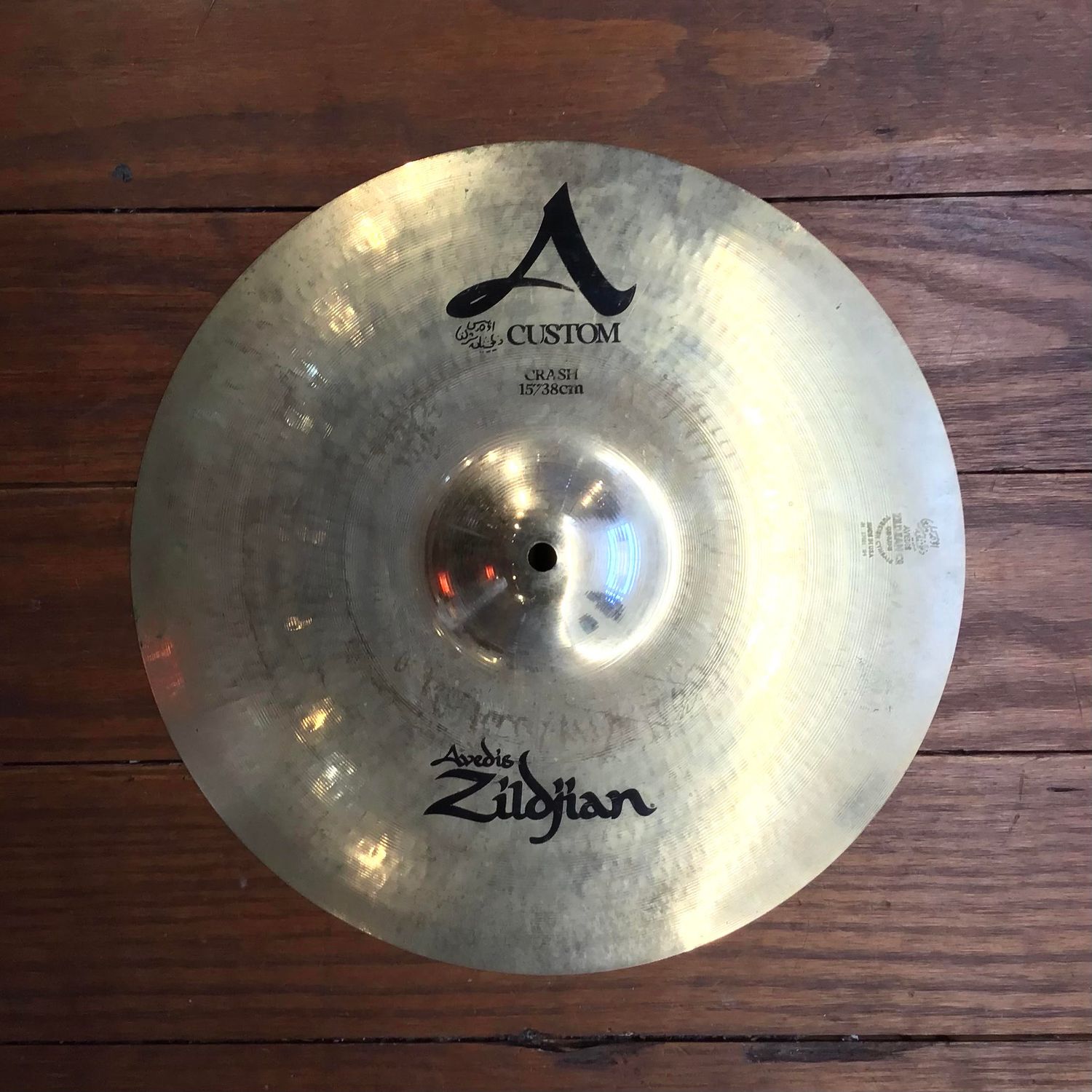 USED Zildjian A Custom 15&quot; Crash Cymbal