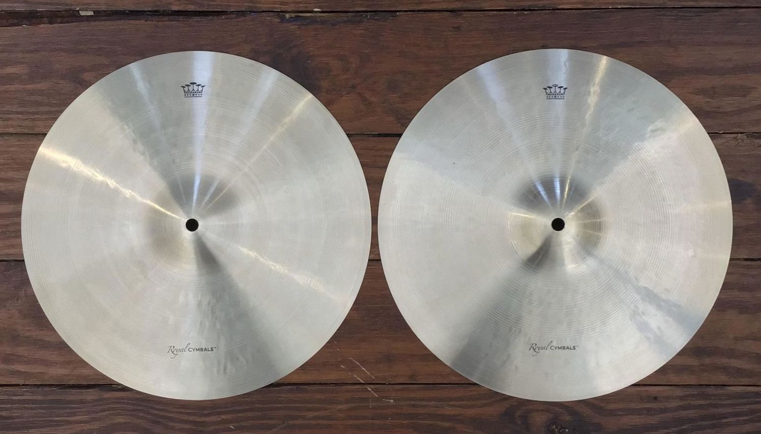 Royal 14” Hi Hat Pair, 1060g Top/1266g Bottom