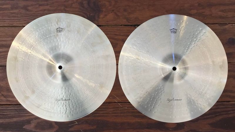 Royal 14” Hi Hat Pair, 974g Top/1330g Bottom