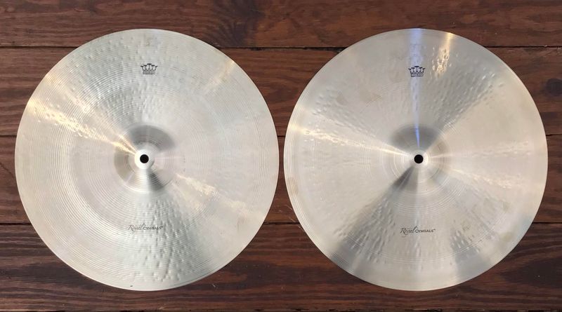 Royal 15” Hi Hat Pair, 1188g Top/1722g Bottom