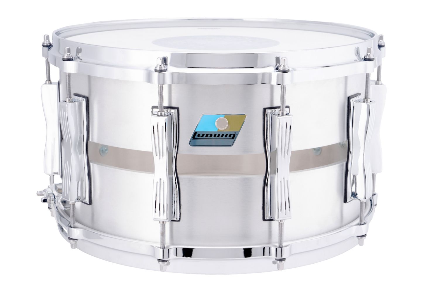 Ludwig 8x14 Cast Aluminum, Slotted Coliseum Snare Drum