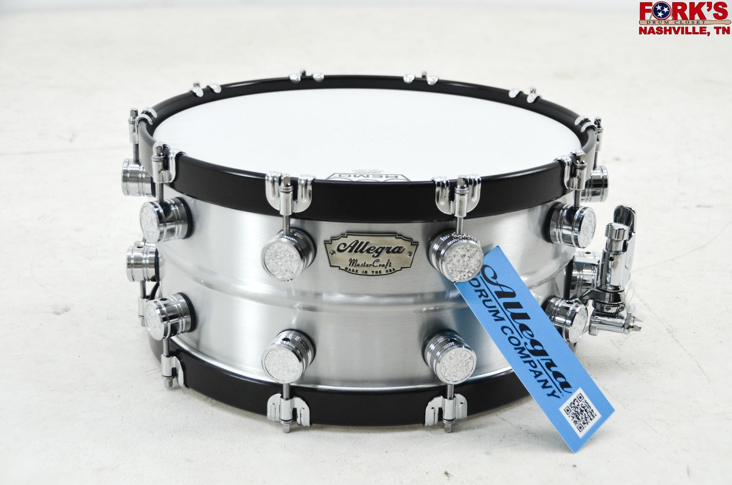 Allegra Mastercraft 6.5x14 Aluminum Snare Drum