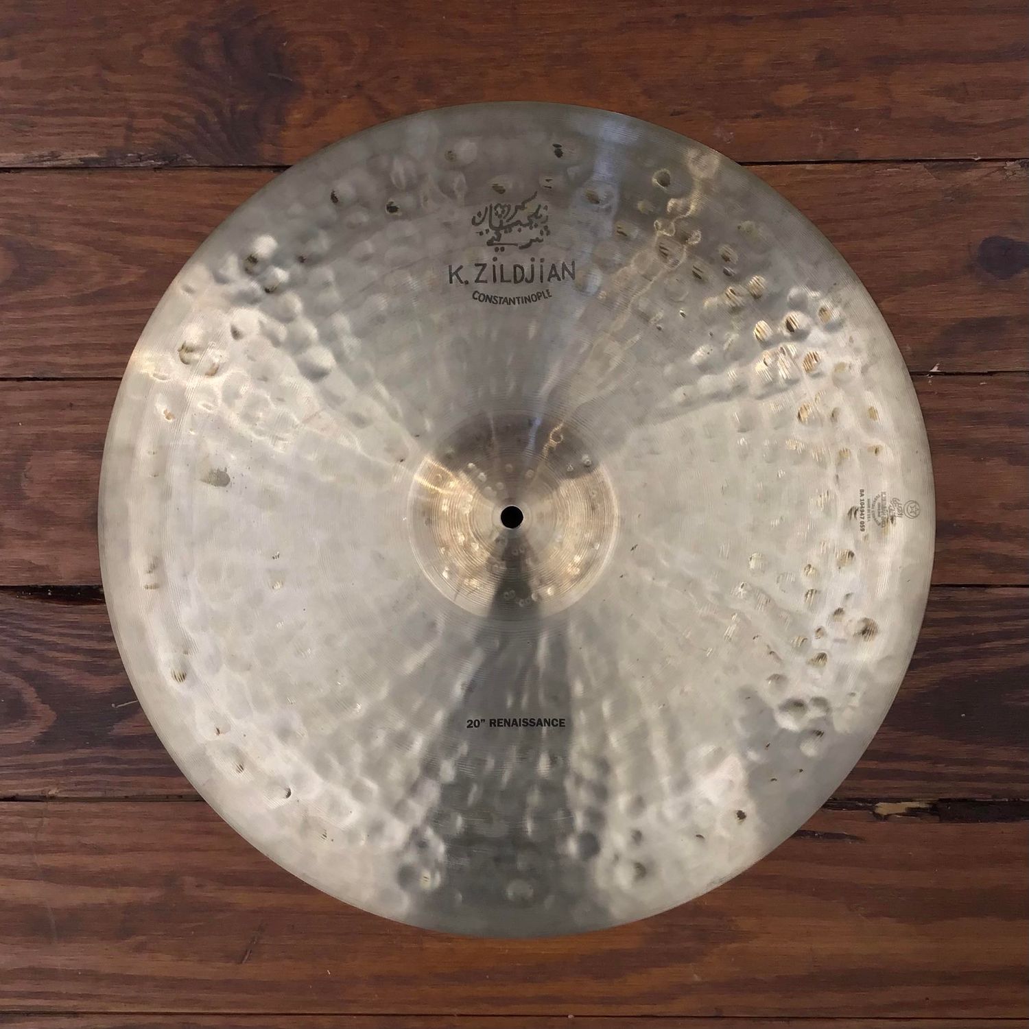 USED Zildjian K Constantinople 20&quot; Renaissance Ride Cymbal (1726g)
