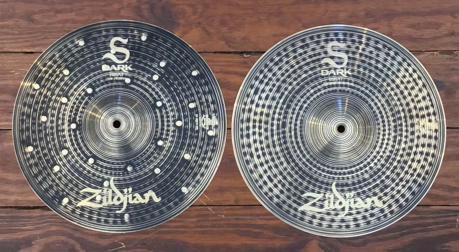 USED Zildjian S 14&quot; Dark Hi-Hat Cymbals (Pair)