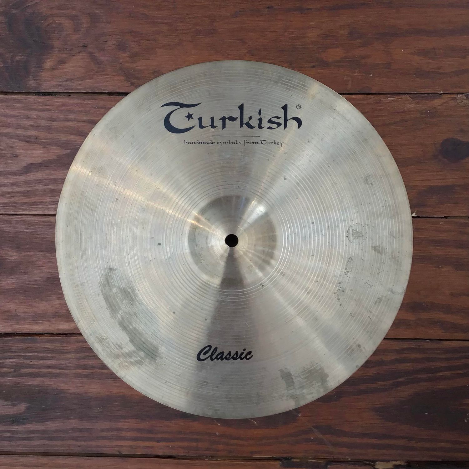 USED Turkish Classic 15&quot; Thin Crash Cymbal