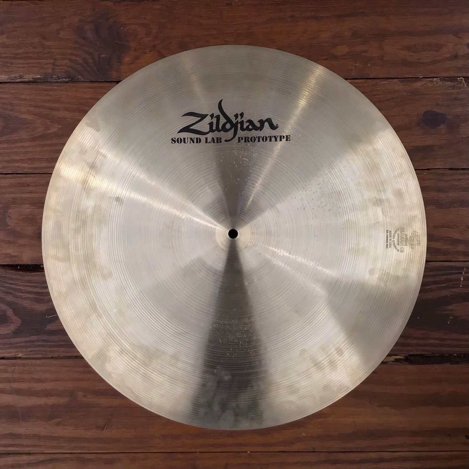 USED A Zildjian Sound Lab Prototype 21&quot; Mini Cup Ride Cymbal