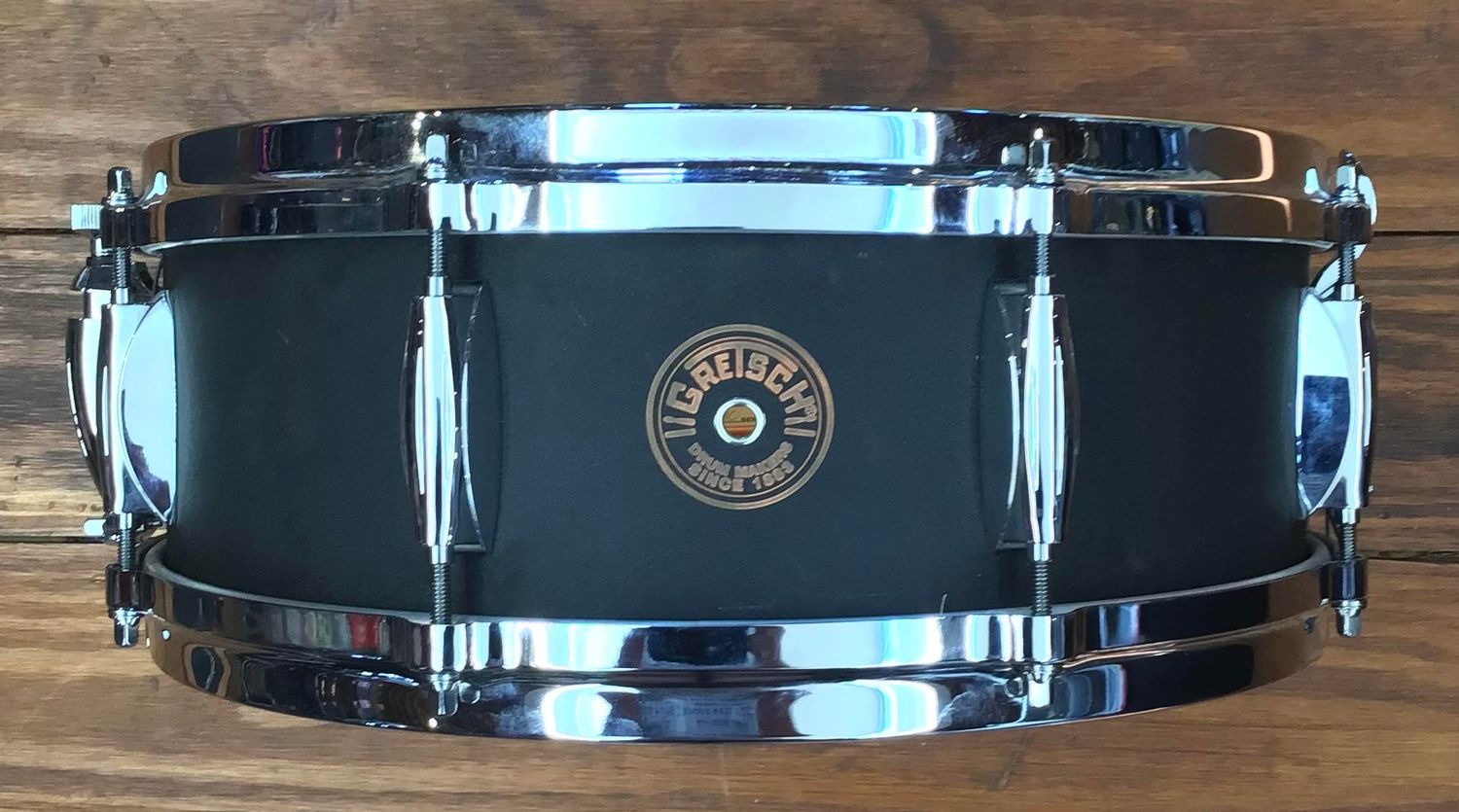 USED Gretsch 5x14 Black Copper Snare Drum