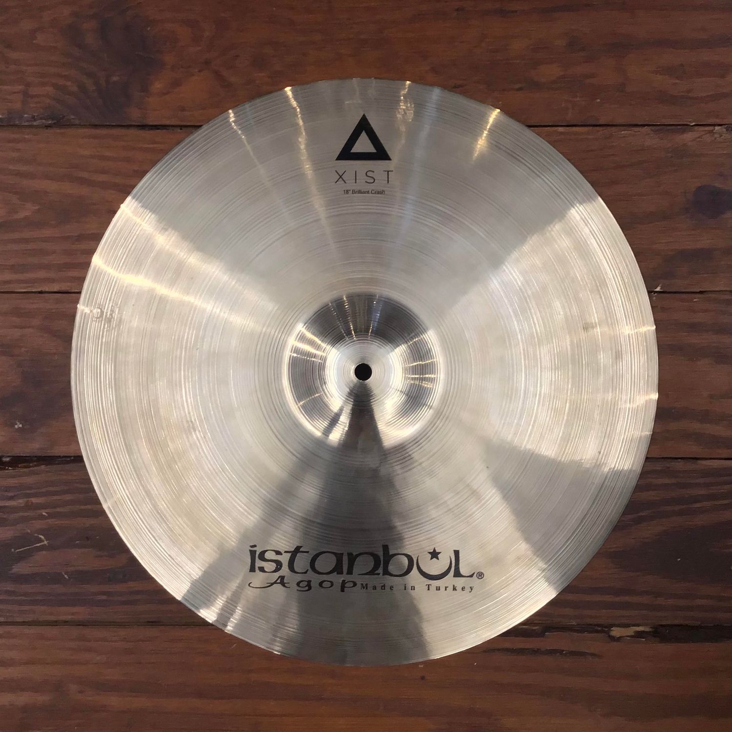 USED Istanbul Agop XIST 18&quot; Brilliant Crash Cymbal
