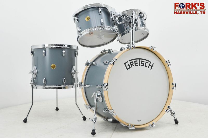 Gretsch Broadkaster 4pc Drum Kit - &quot;Satin Silver Mist&quot;