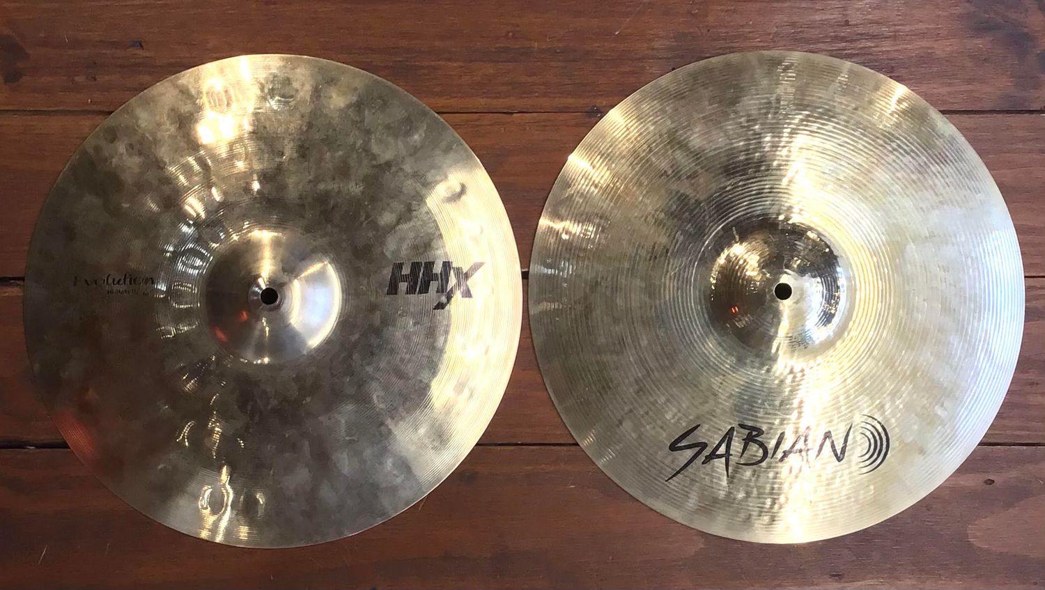 USED Sabian HHX 15&quot; Evolution Hi-Hat Cymbals (Pair)