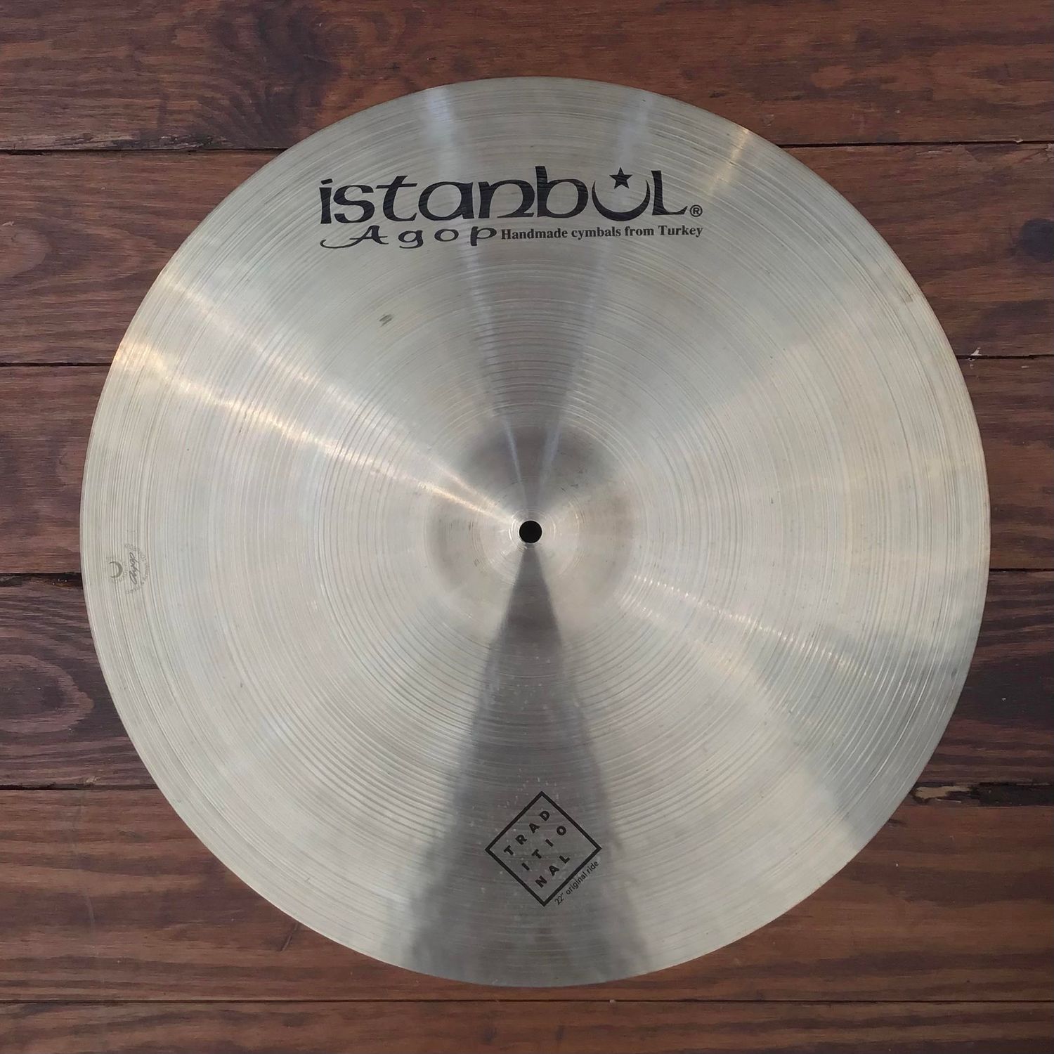 USED Istanbul Agop Traditional 22&quot; Original Ride Cymbal