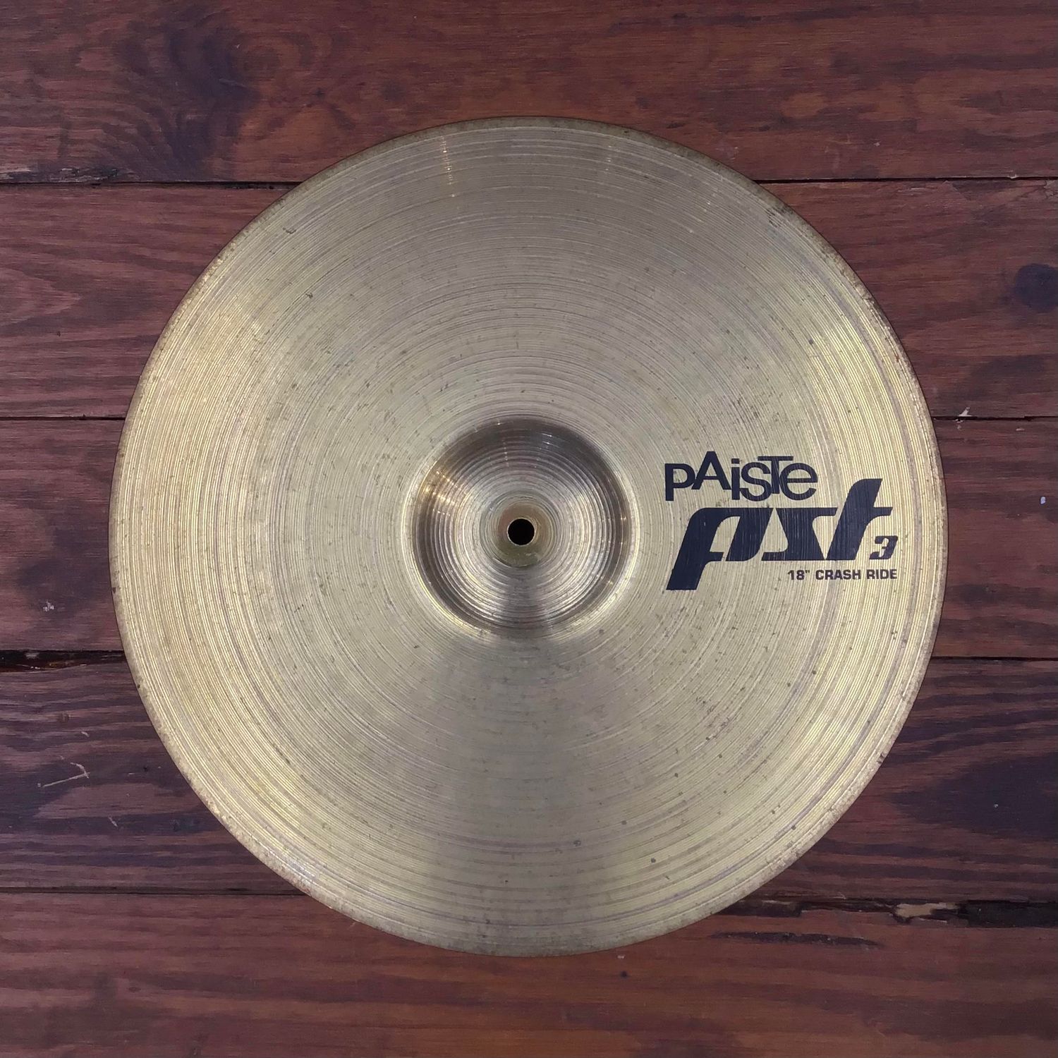 USED Paiste PST3 18&quot; Crash Ride Cymbal