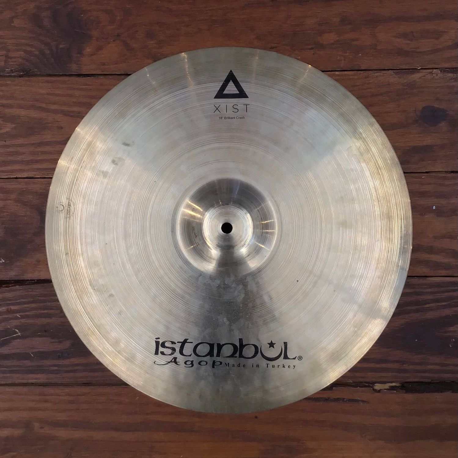 USED Istanbul Agop XIST 18&quot; Brilliant Crash Cymbal
