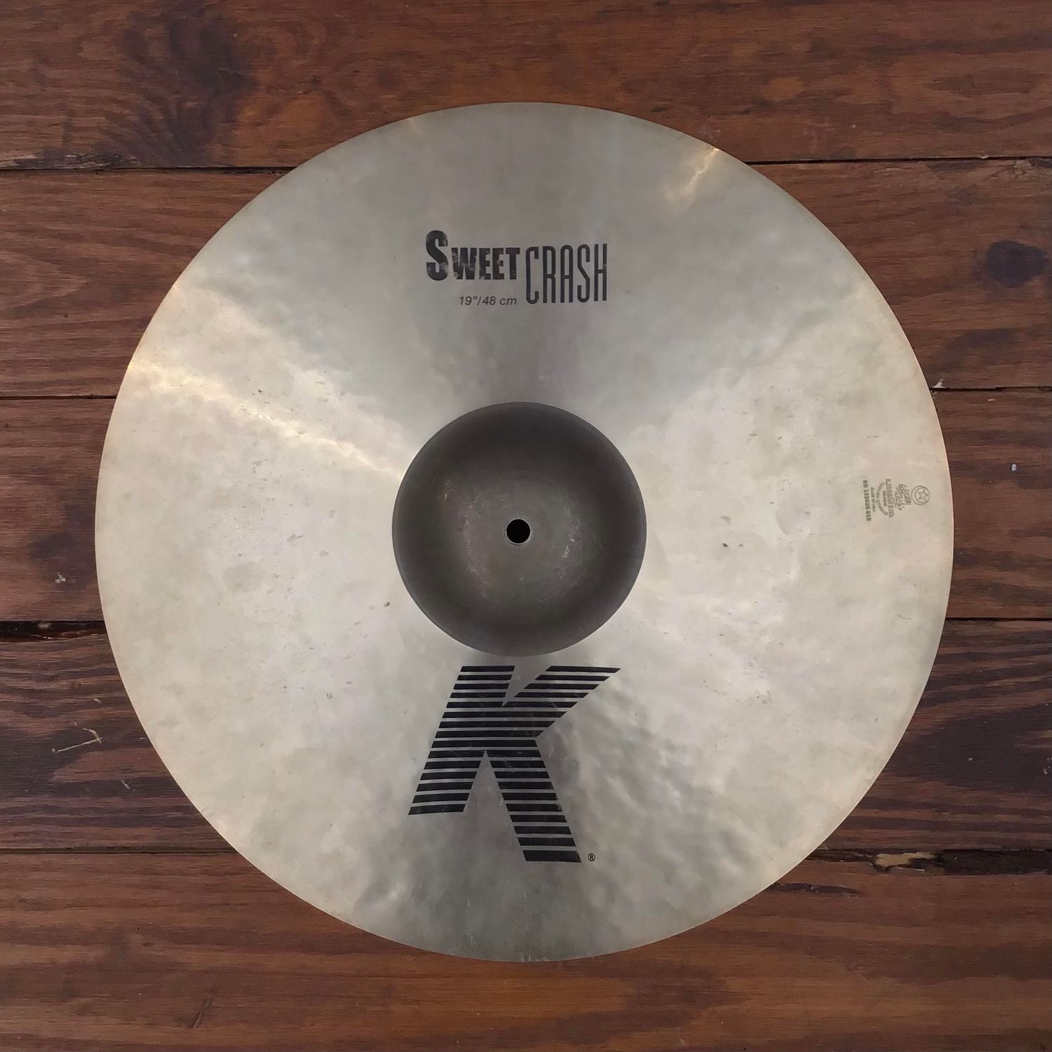 USED Zildjian K 19&quot; Sweet Crash Cymbal