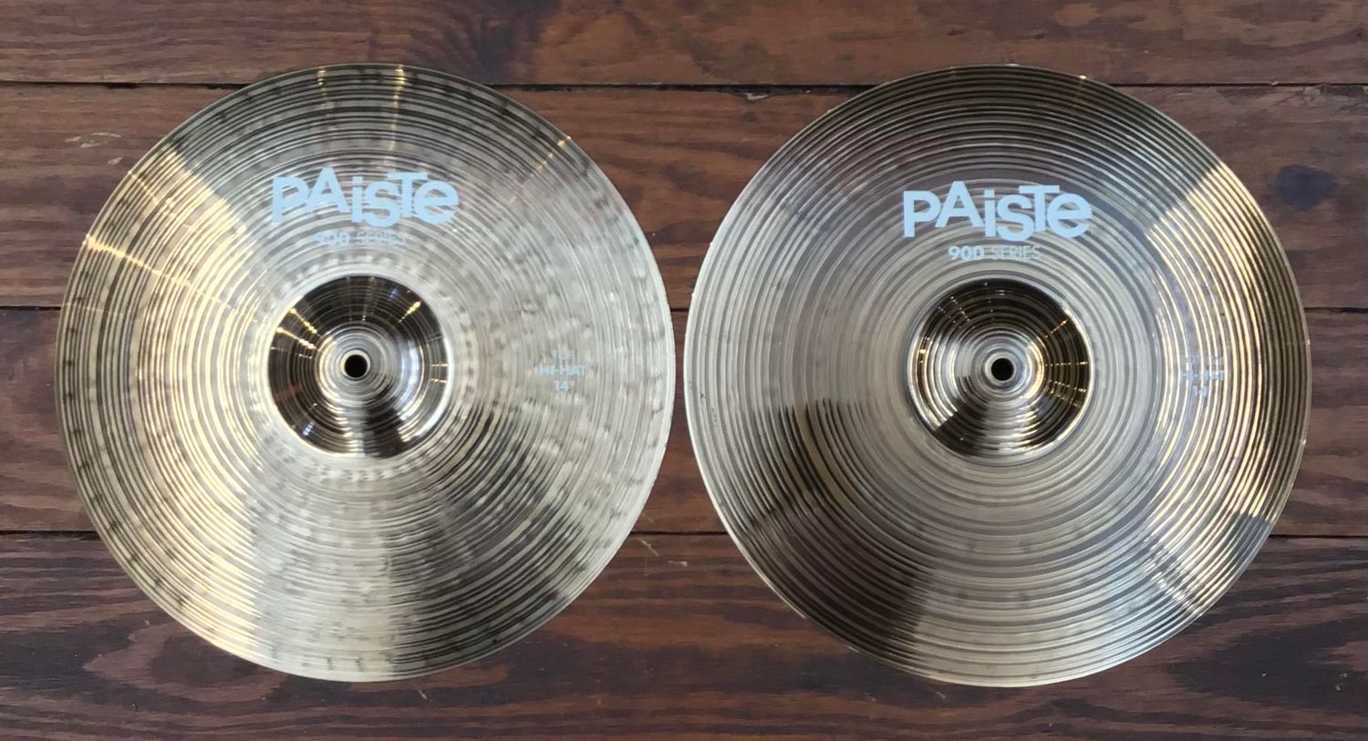 USED Paiste 900 14&quot; Hi-Hat Cymbals (Pair)