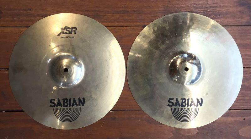 USED Sabian XSR 14&quot; Hi-Hat Cymbals (Pair)