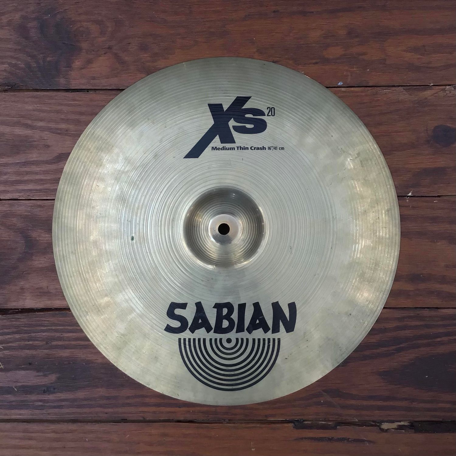 USED Sabian XS20 16&quot; Medium Thin Crash Cymbal