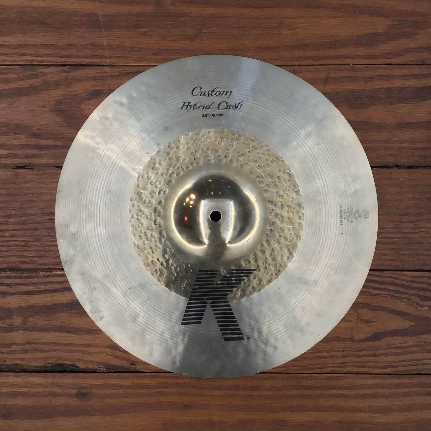 USED Zildjian K Custom 16&quot; Hybrid Crash Cymbal