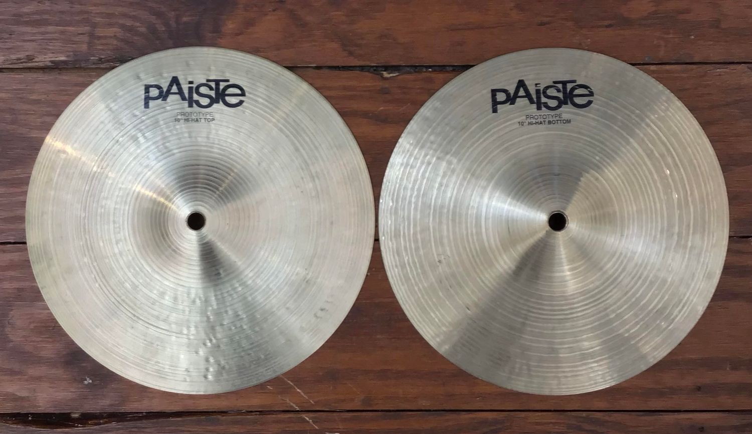 USED Paiste Prototype 10&quot; Hi-Hat Cymbals (Pair)