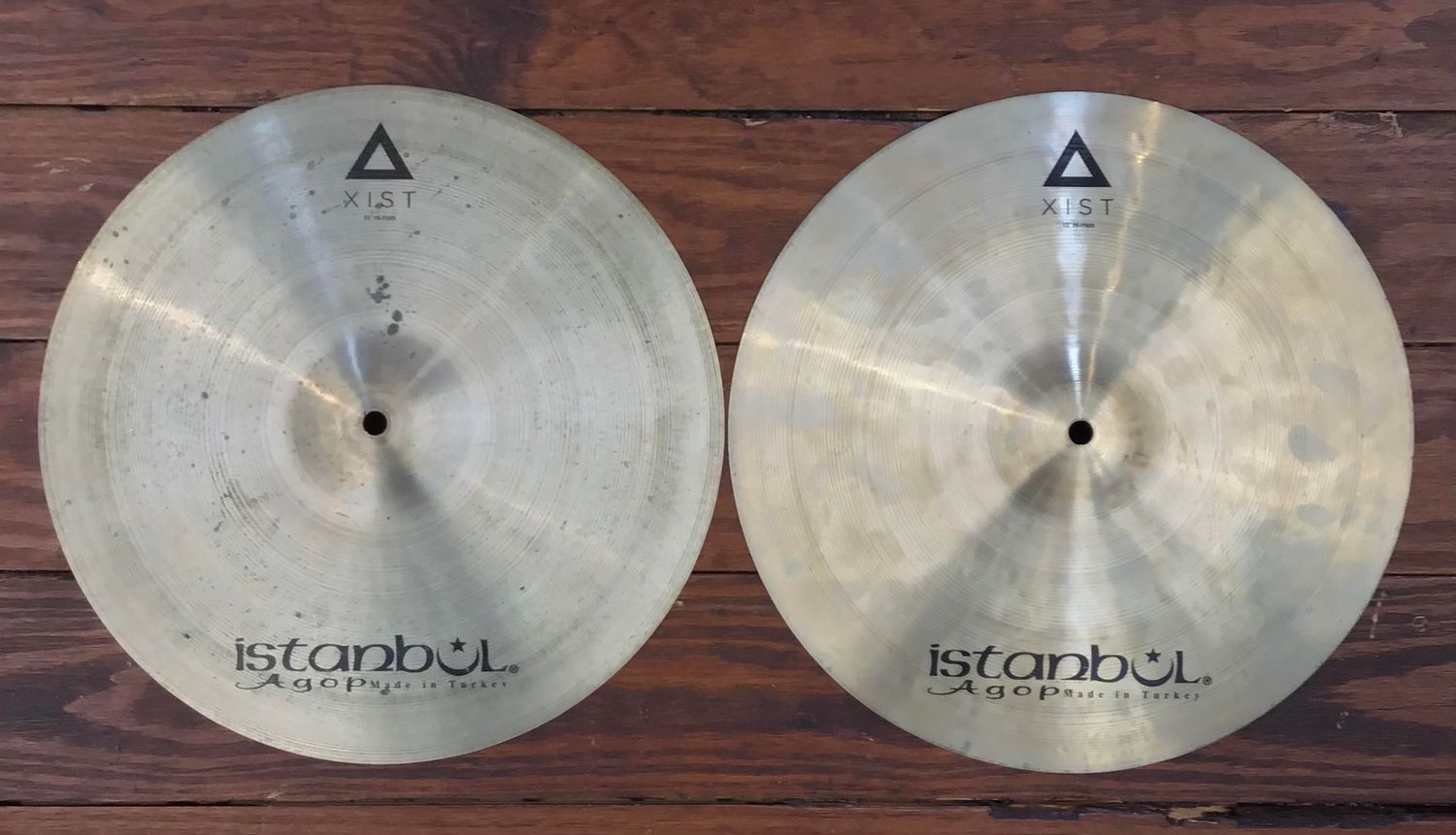 USED Istanbul Agop XIST 15&quot; Hi-Hat Cymbals (Pair)