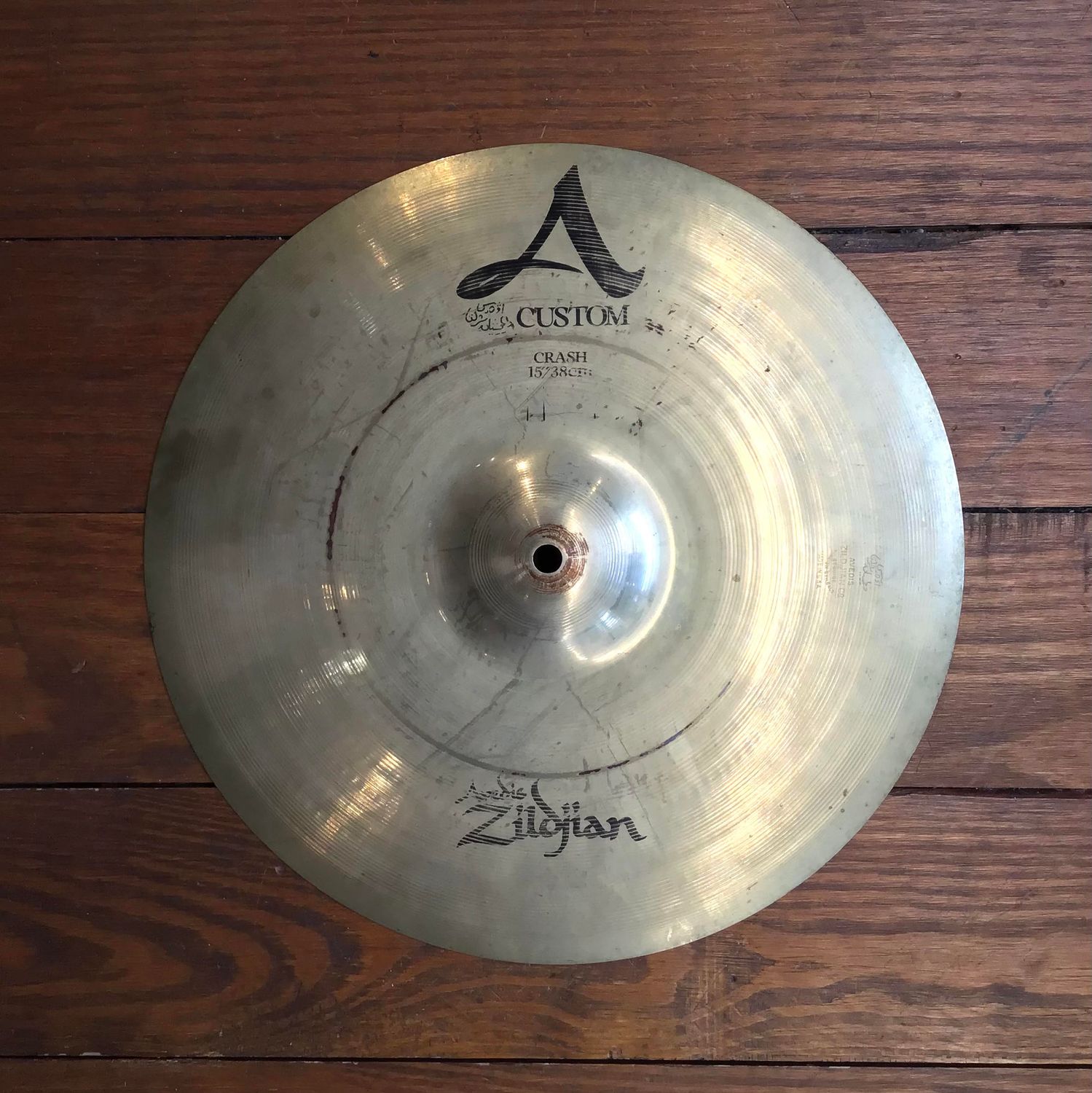 USED Zildjian A Custom 15&quot; Crash Cymbal