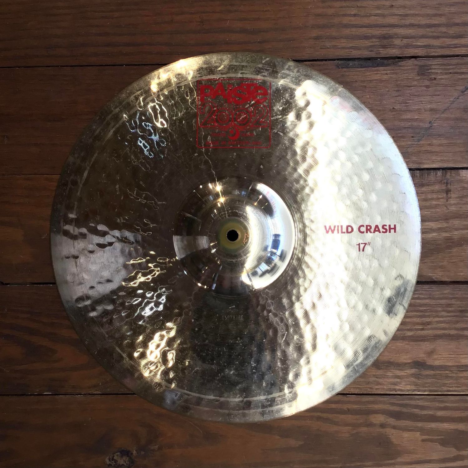 USED Paiste 2002 17&quot; Wild Crash Cymbal