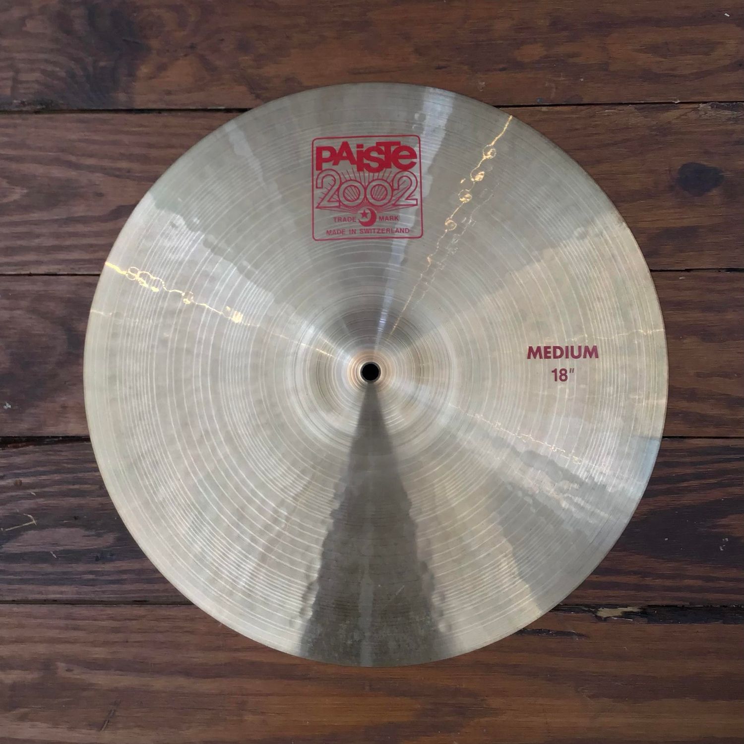 USED Paiste 2002 18&quot; Medium Cymbal
