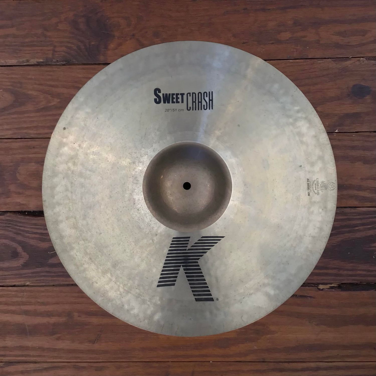 USED Zildjian K 20&quot; Sweet Crash Cymbal