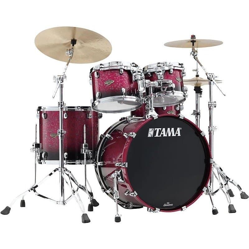 Tama Starclassic Walnut Birch 4pc Drum Kit - &quot;Molten Dark Raspberry Fade&quot;