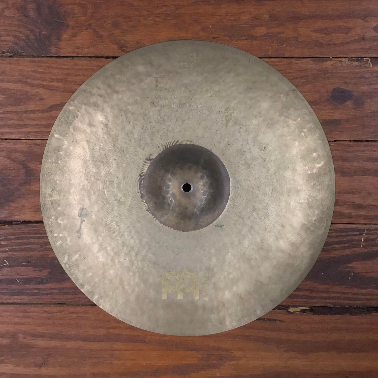 USED Meinl Byzance Vintage 18&quot; Sand Thin Crash Cymbal
