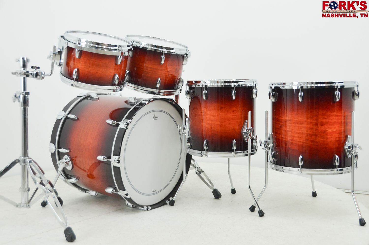 【美品】 Nova Drum C aegean 10 Gretsch USA 5pc Drum Kit - 