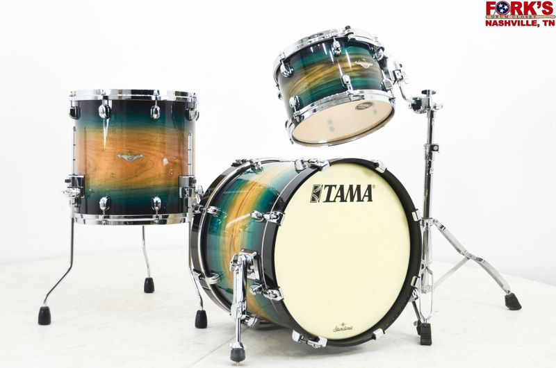 Tama Starclassic Maple 3pc Drum Kit - &quot;Emerald Pacific Walnut Burst&quot;
