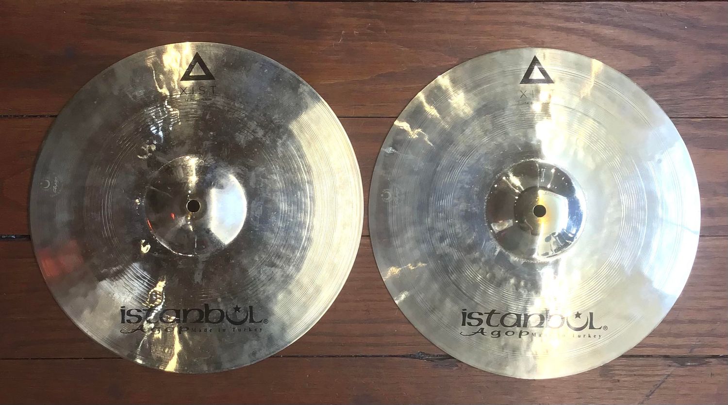 USED Istanbul Agop XIST 14&quot; Power Hi-Hat Cymbals (Pair)