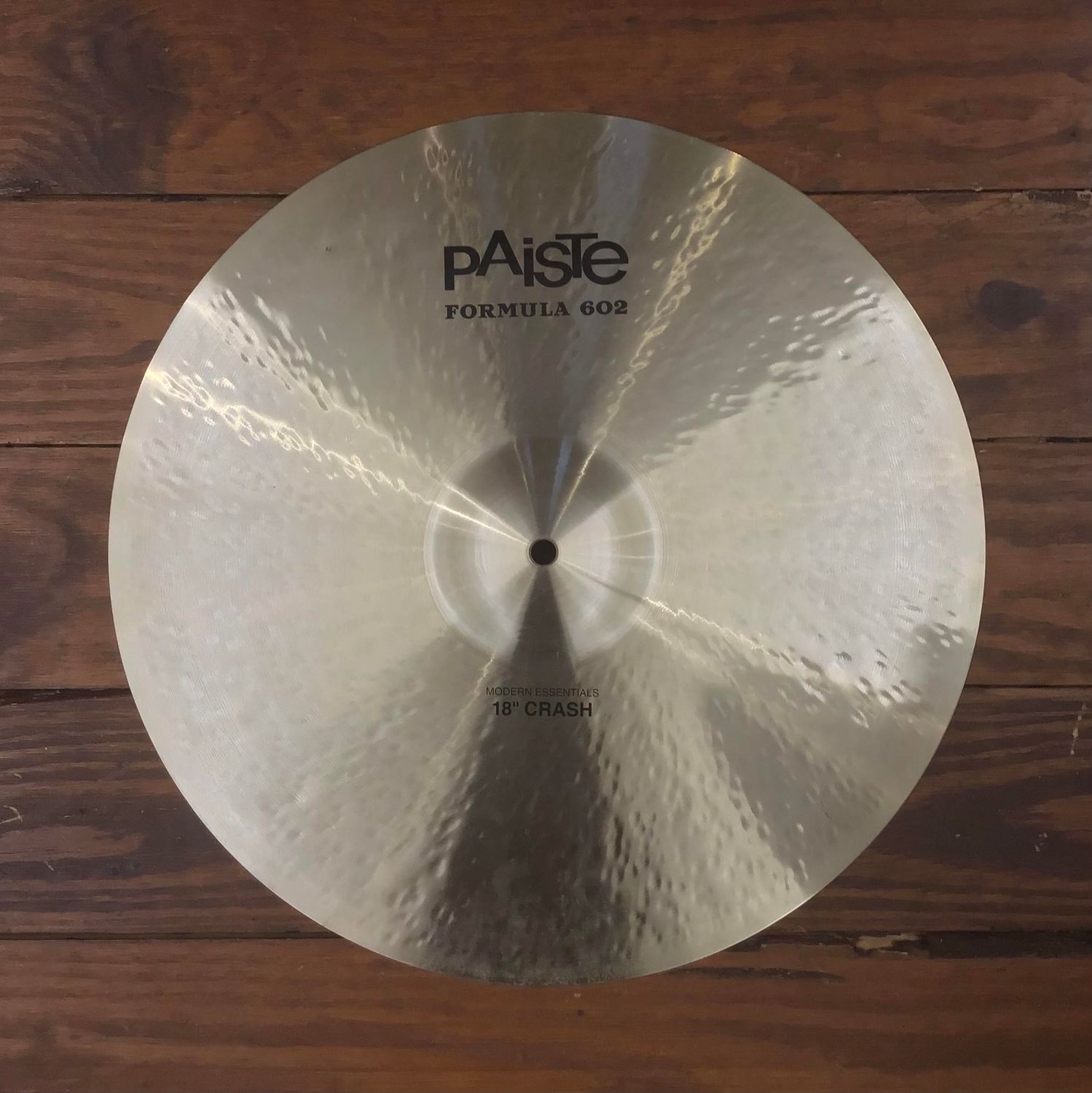 USED Paiste Formula 602 18&quot; Modern Essentials Crash Cymbal