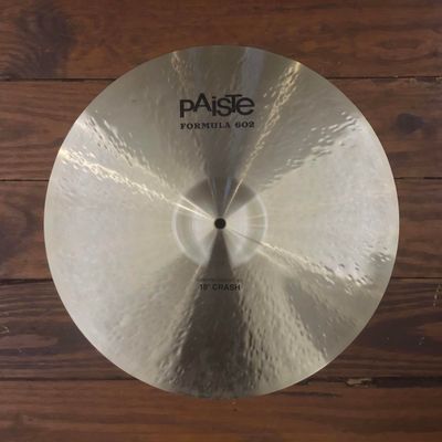 USED Paiste Formula 602 18&quot; Modern Essentials Crash Cymbal