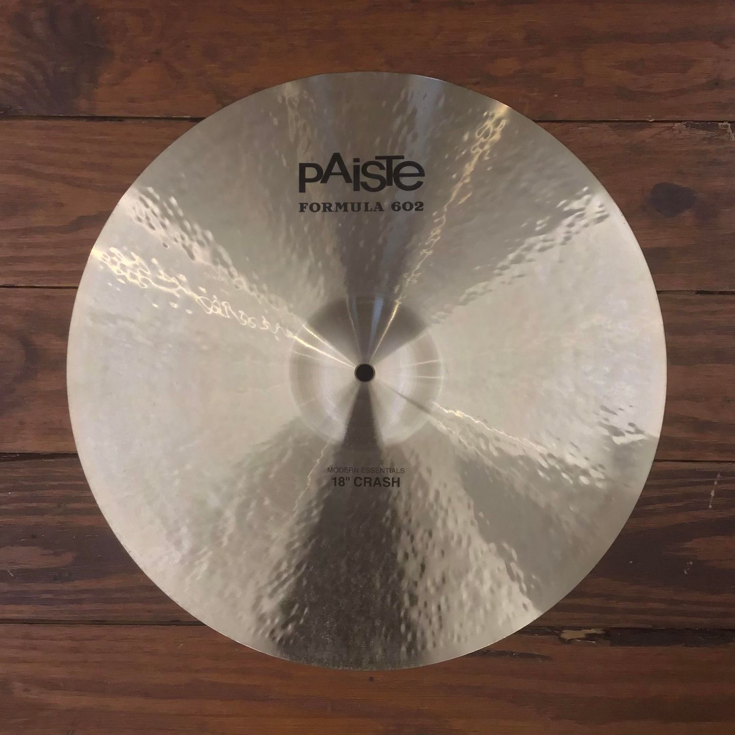 USED Paiste Formula 602 18&quot; Modern Essentials Crash Cymbal