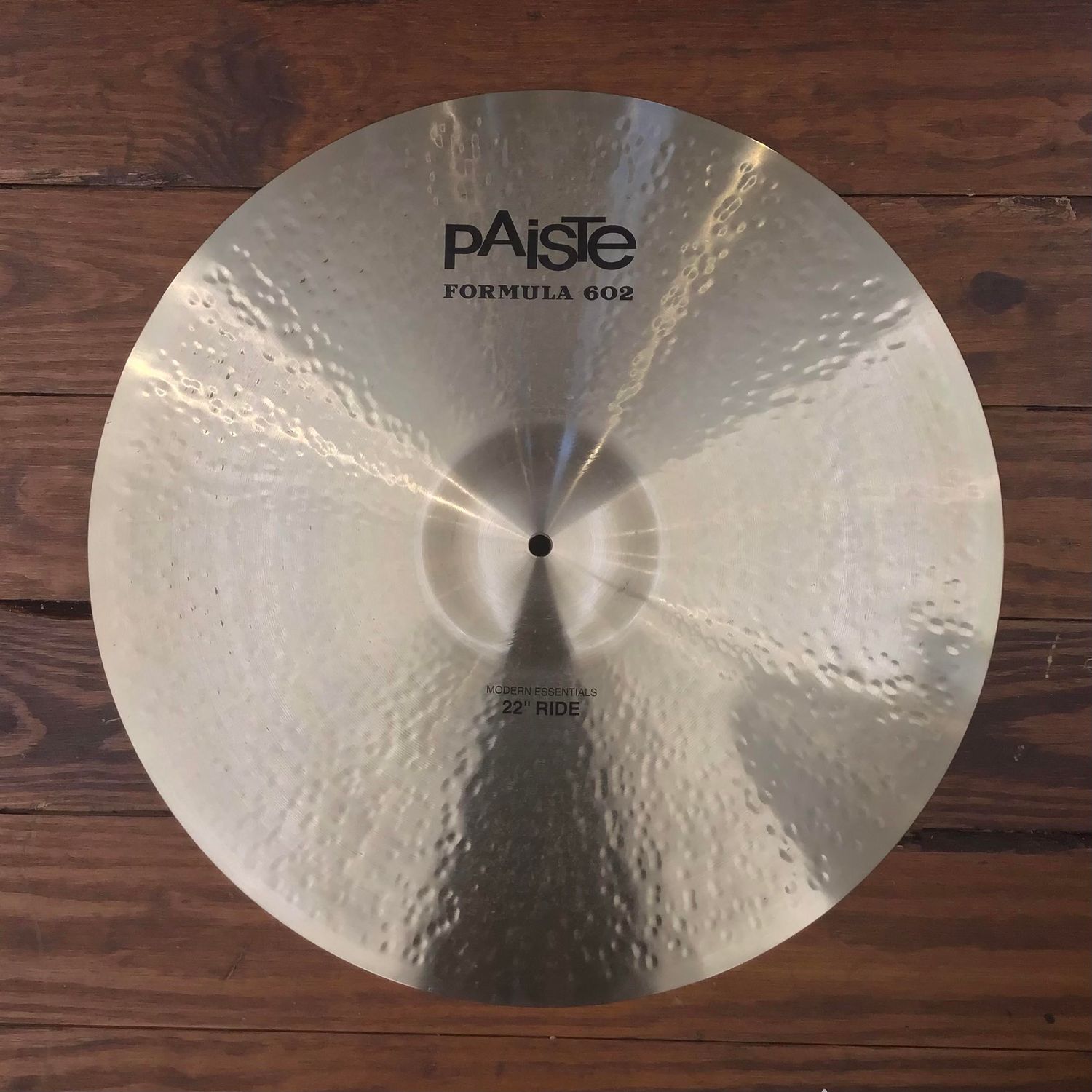USED Paiste Formula 602 22&quot; Modern Essentials Ride Cymbal