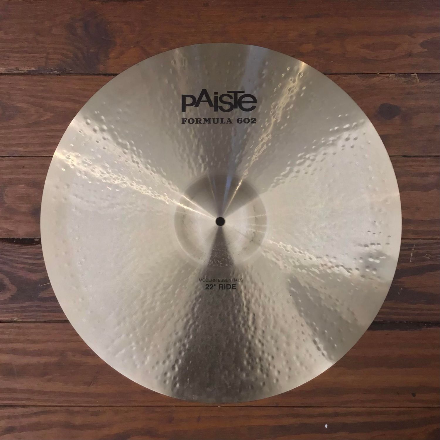 USED Paiste Formula 602 22&quot; Modern Essentials Ride Cymbal