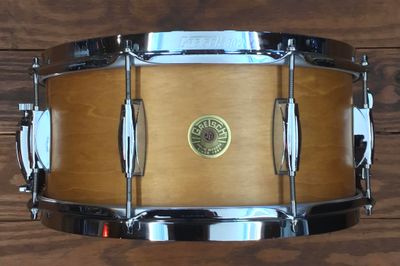 USED Gretsch Broadkaster 6.5x14 Snare Drum - &quot;Satin Natural&quot;
