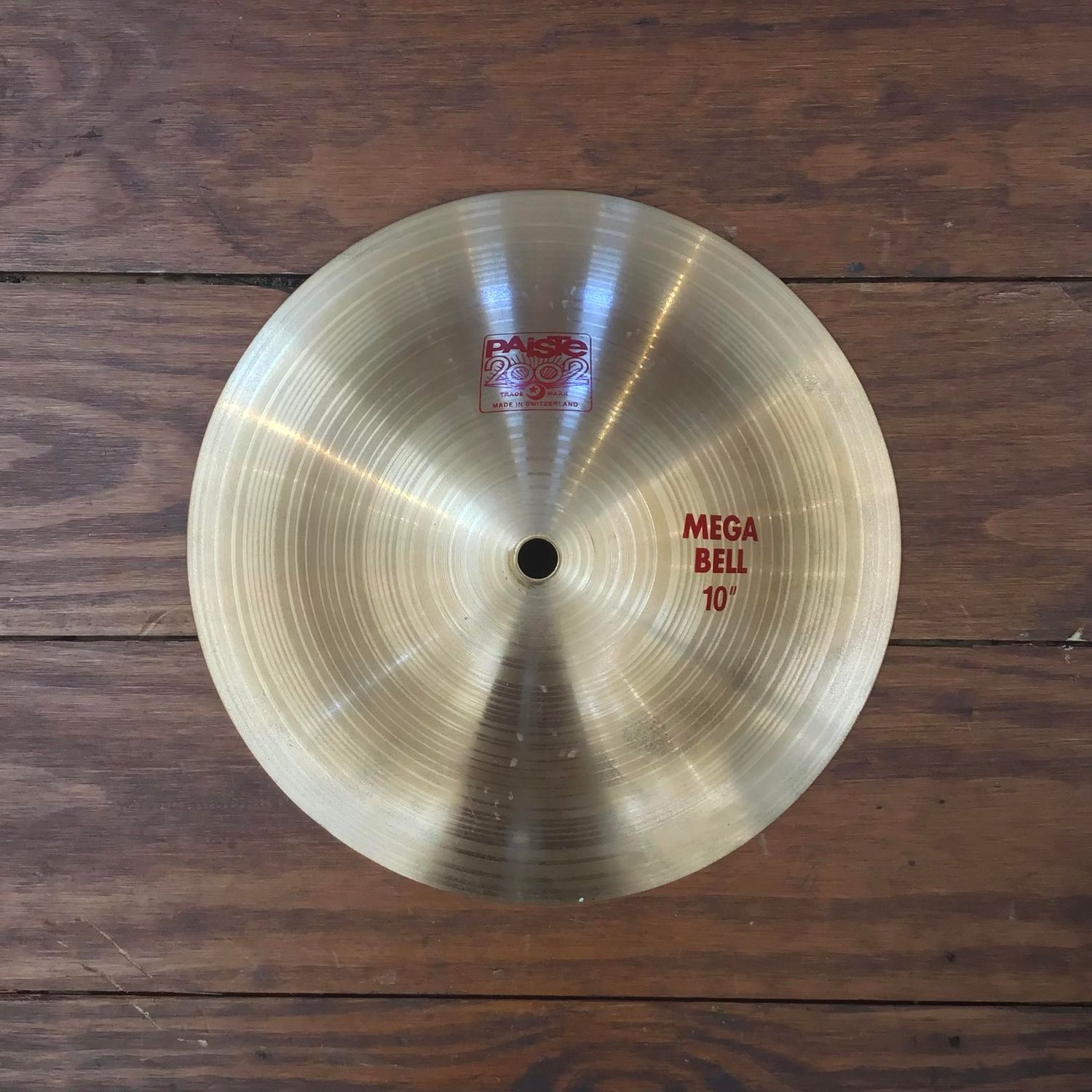 USED Paiste 2002 10&quot; Mega Bell Cymbal