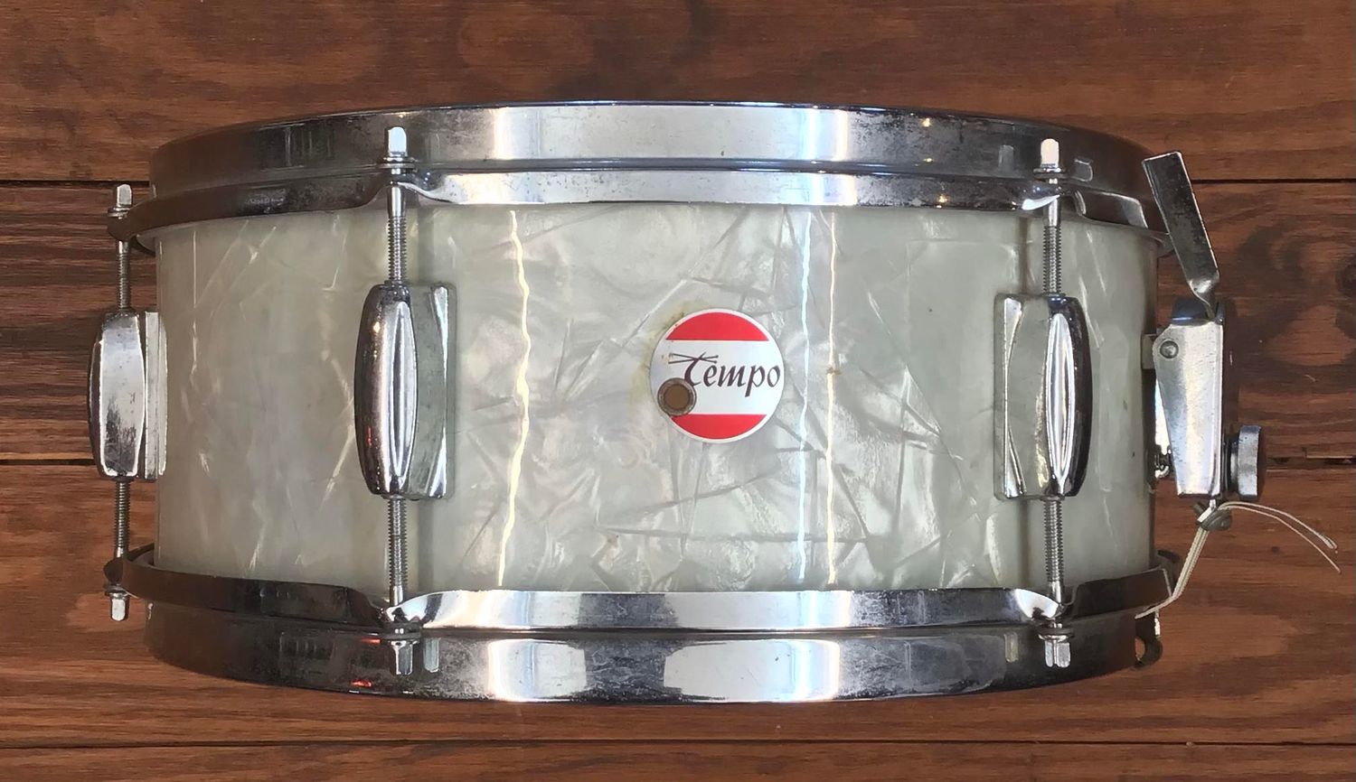 USED Tempo 5.5x14 Snare Drum (1960&#39;s, Made In Japan, w/ Stand &amp; Cymbal Arm)