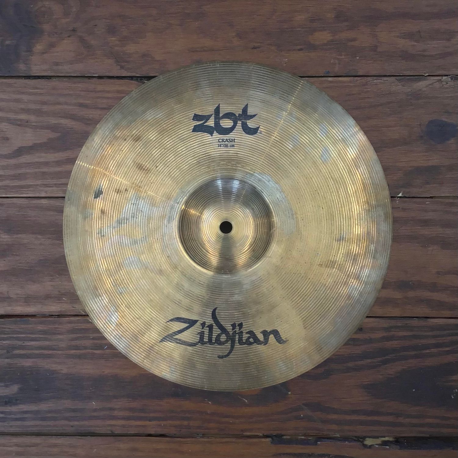 USED Zildjian ZBT 14&quot; Crash Cymbal