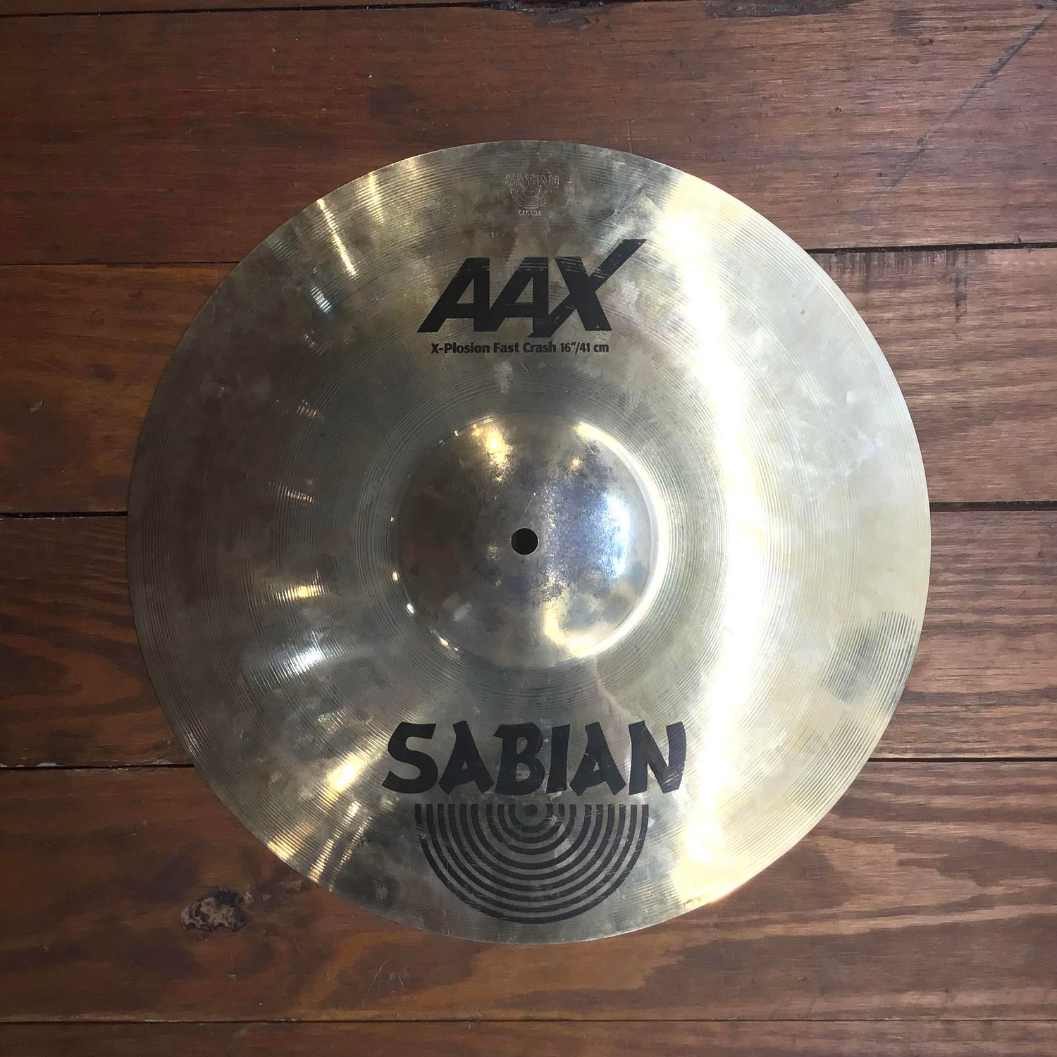 USED Sabian AAX 16&quot; X-Plosion Fast Crash Cymbal